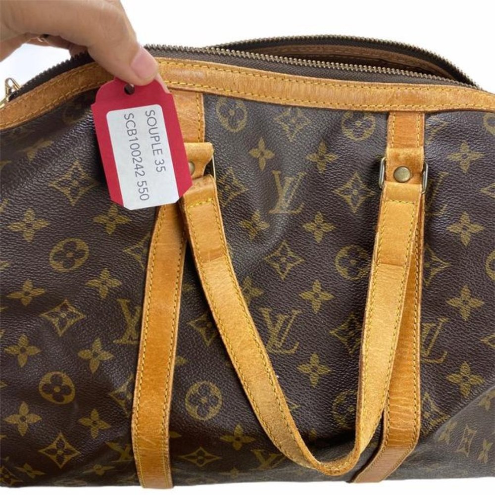 🌻💯Louis Vuitton Travel Bag Brown Leather - Picture 4 of 12